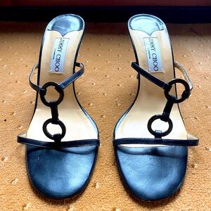 Jimmy Choo Black 2 inch heels size 39!